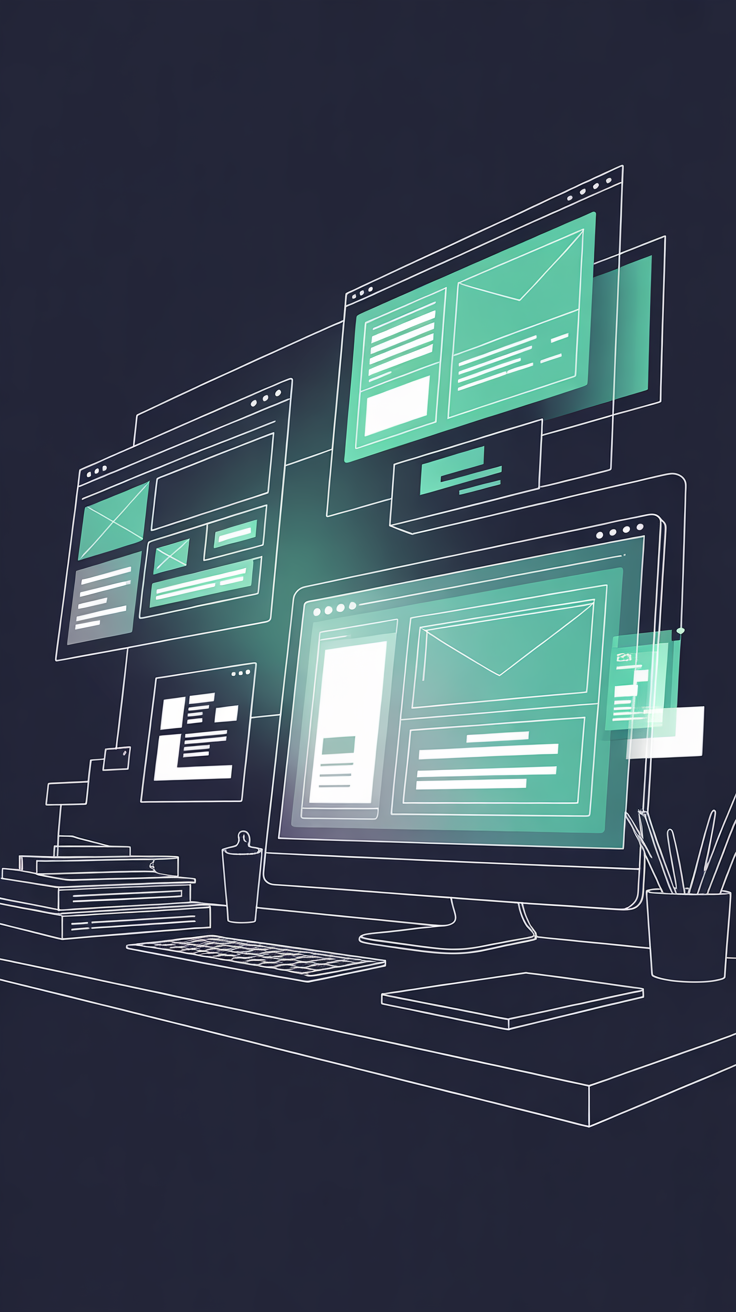 o imagine cu ecrane holografice